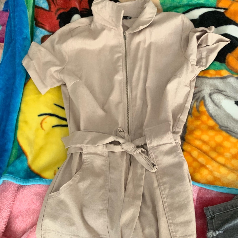 Tan Romper
